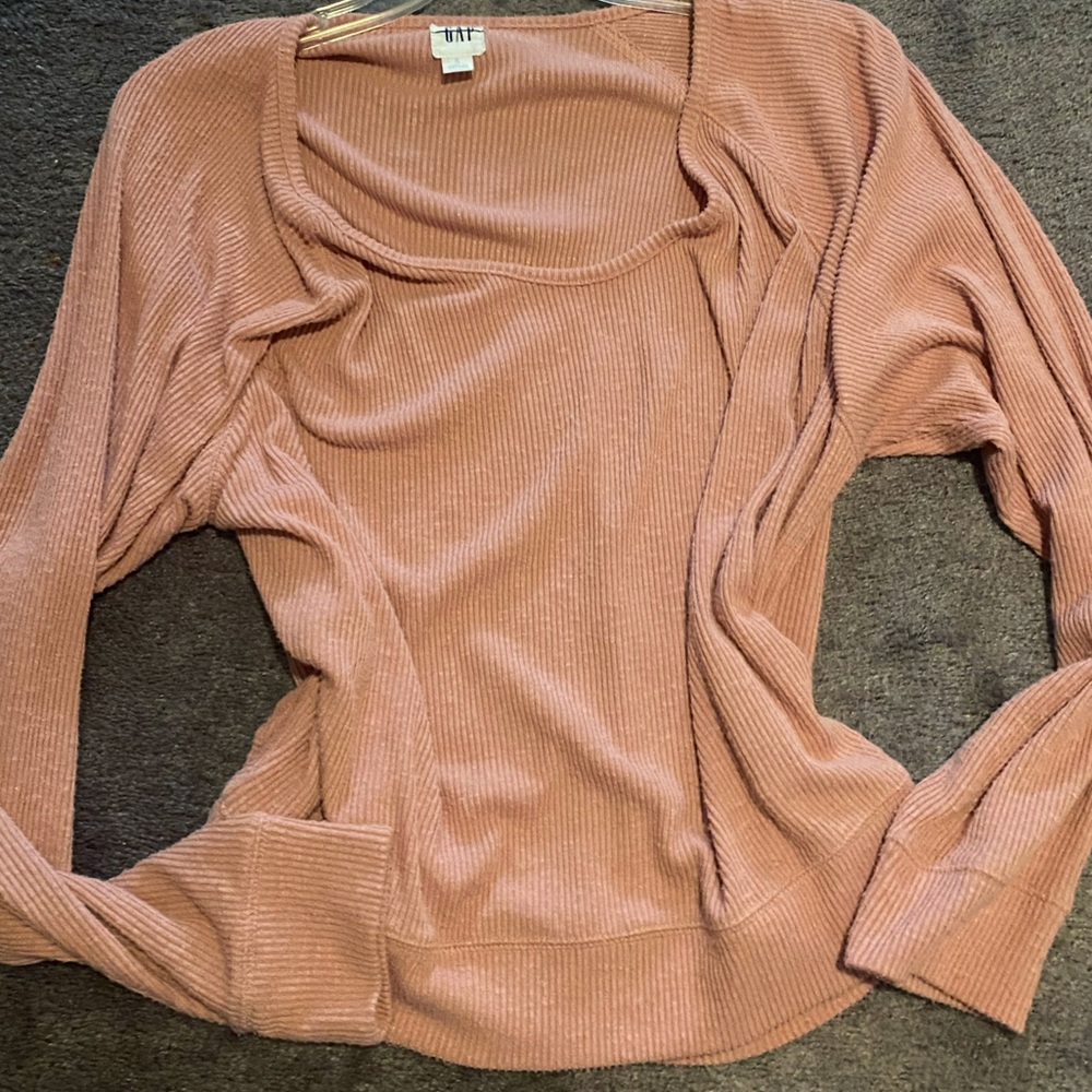gap off shoulder/ scoop neck sweater